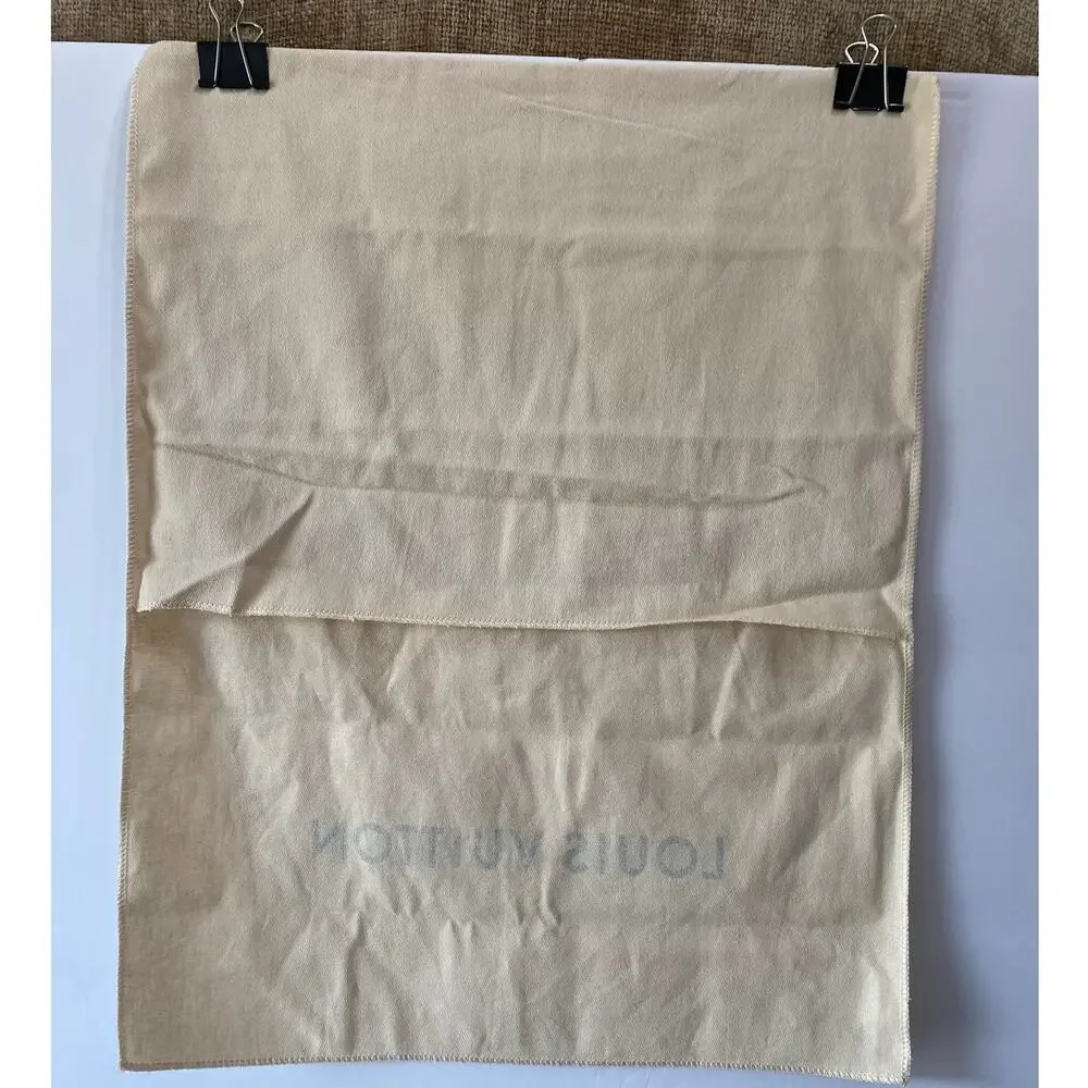 Louis Vuitton Dust Bag Lot of 5 Cotton & Wool Assorted Sizes Large Drawstring